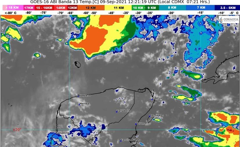 Clima para Cancún y Quintana Roo hoy 9 de septiembre de 2021 – Yucatán a la  mano